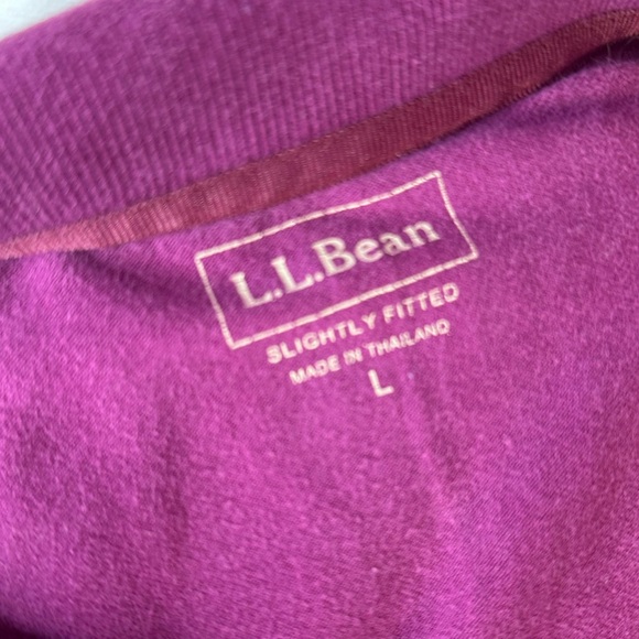 L.L. Bean Women's Purple polo tank top large - Picture 2 of 6